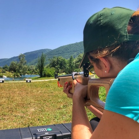 Tir à la carabine Biathlon laser