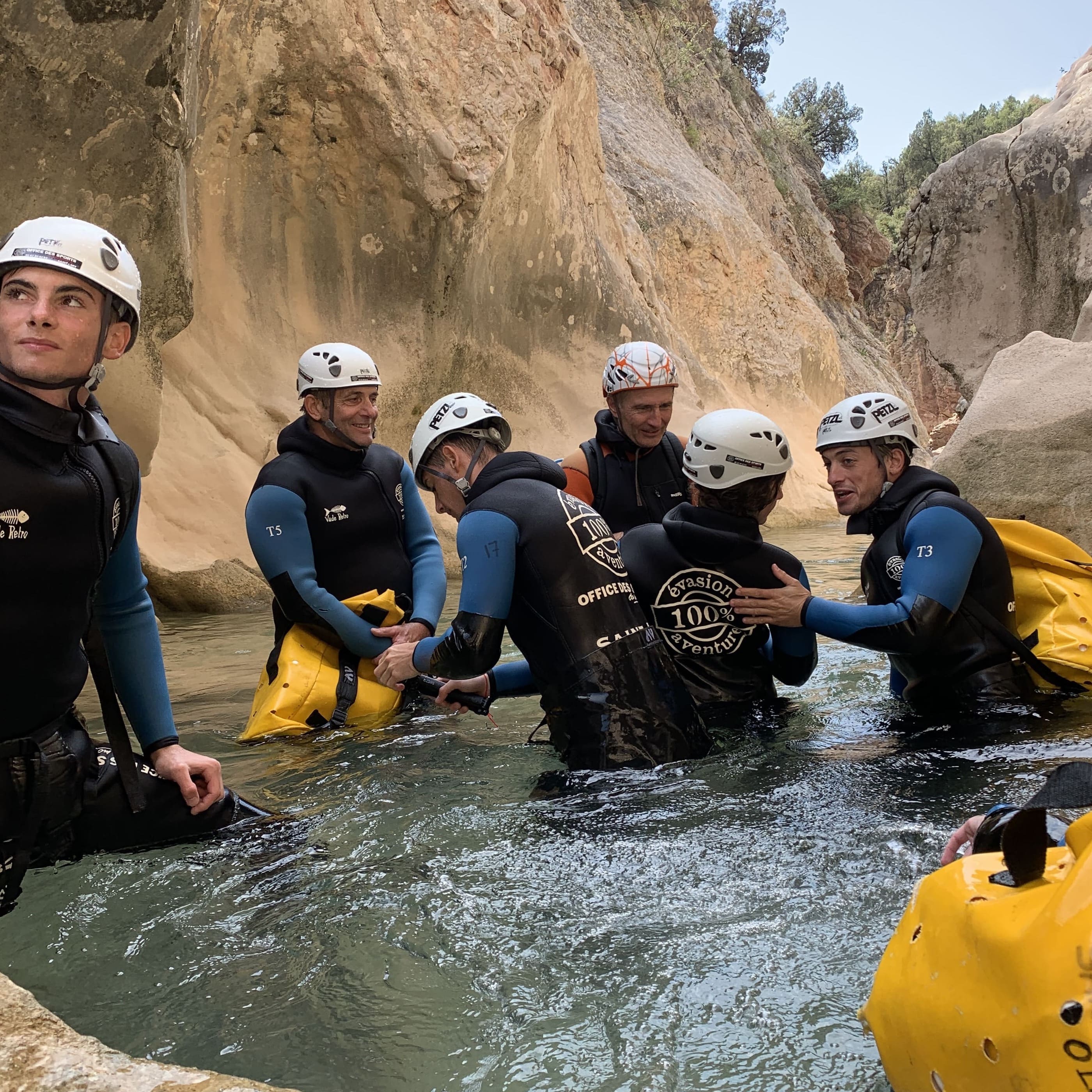 Descente de canyoning aquatique