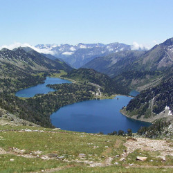 Lac d'Aubert et d'Aumar dans la réserve du Néouvielle