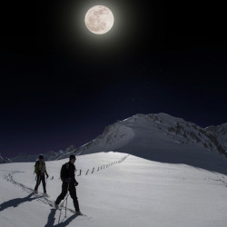 Balade "clair de lune" au col d'Aspin