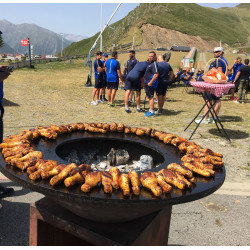 Grillade et barbecue après les épreuves sportives