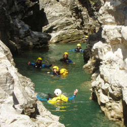 nage au fond des canyons