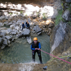 descente sur corde