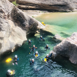 EVG en canyoning