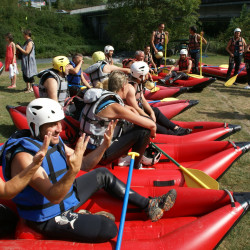 départ rafting