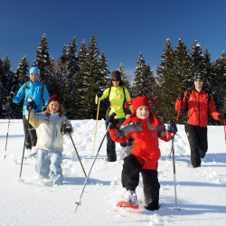 balade raquettes petits trappeurs avec enfants à partir de 4 ans